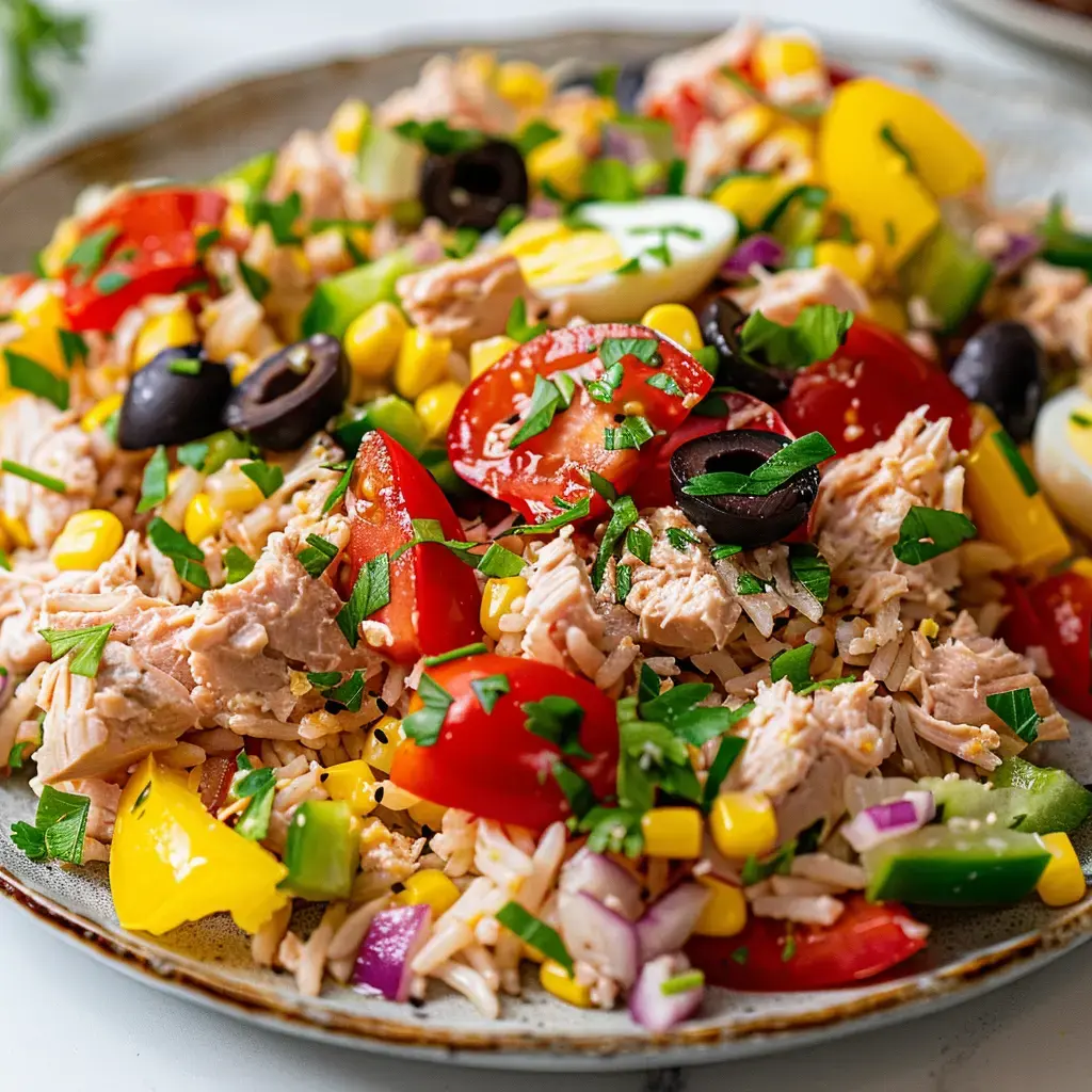 Französischer Thunfisch-Reissalat - Frisches Gericht
