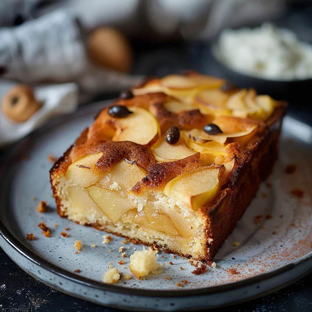 Leichter Skyr-Apfelkuchen