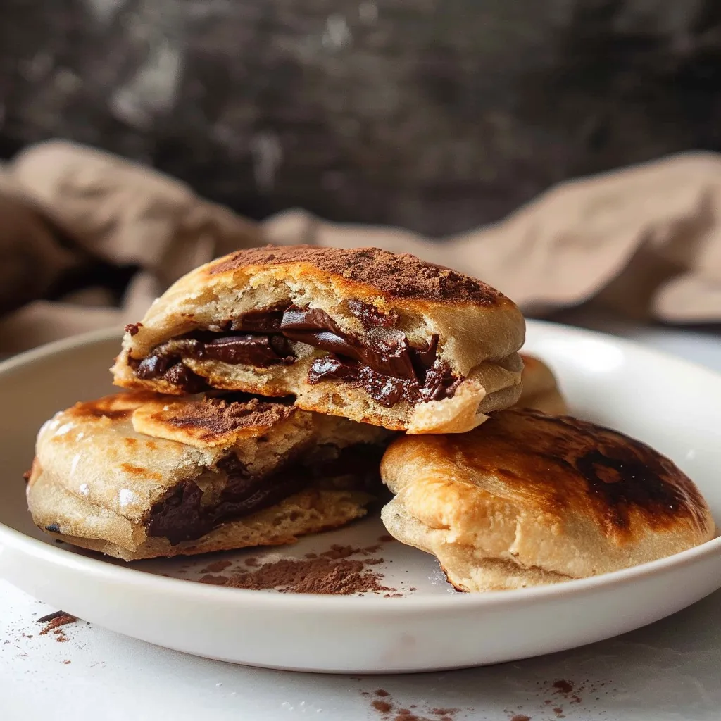 Express Schokotaschen aus der Pfanne