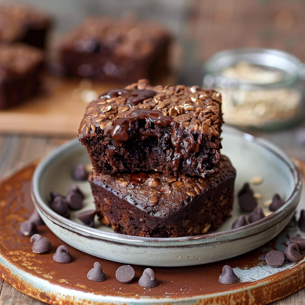 Mini-Kuchen mit Hafer und Schoko