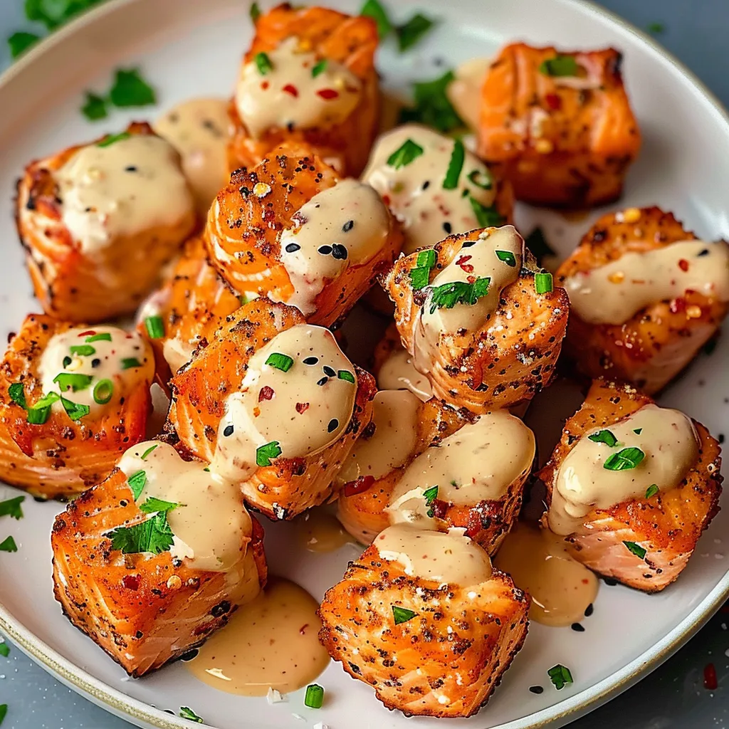 Würziger Lachs mit Bang-Bang-Sauce