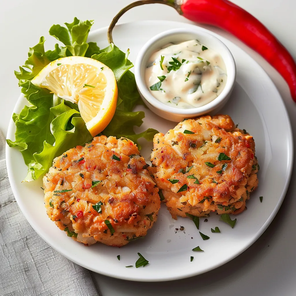 Krabben-Frikadellen mit Zitronen-Aioli