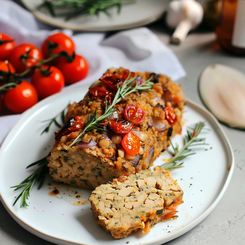 Veganer Bohnenbraten für Festtage