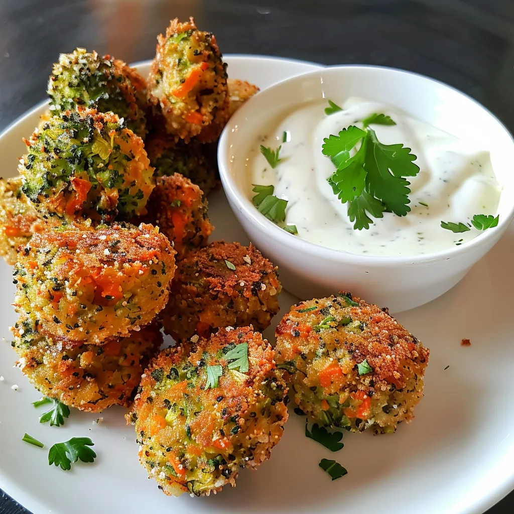 Brokkoli- und Karottenkroketten