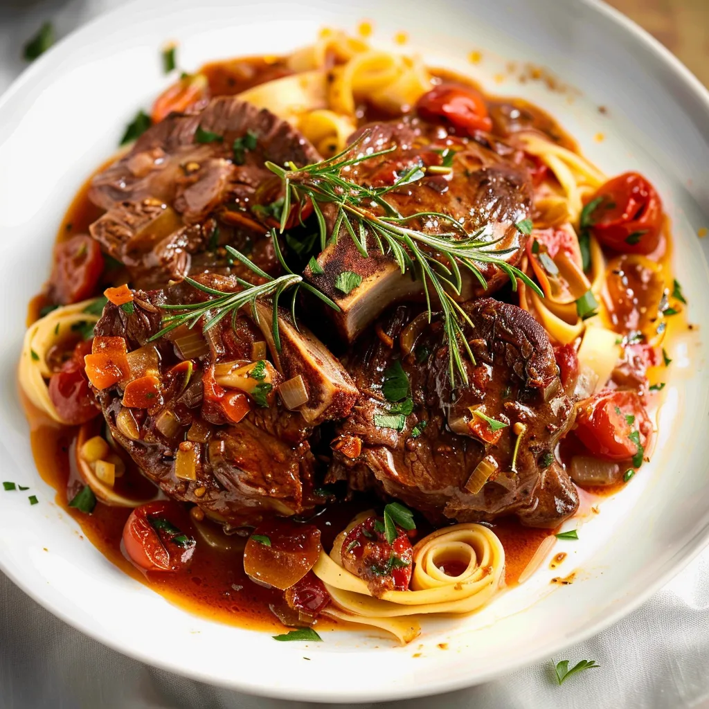 Einfaches Rezept für italienisches Osso-Bucco mit Kalbfleisch