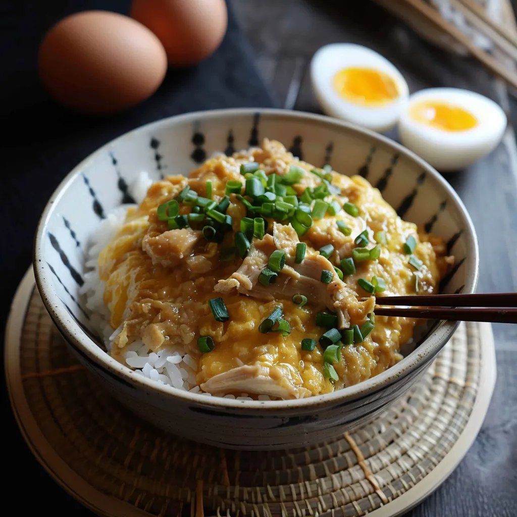 Oyakodon - Authentisches japanisches Reisschalen-Gericht