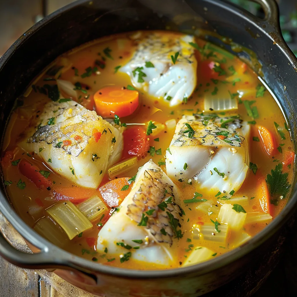 Deutsche Bouillabaisse mit Knoblauchmayonnaise