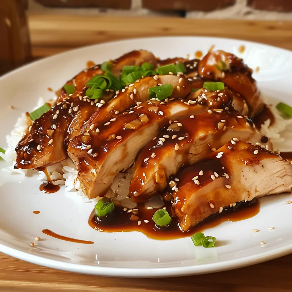 Einfaches Teriyaki-Hähnchen aus dem Slowcooker | Japanisches Rezept