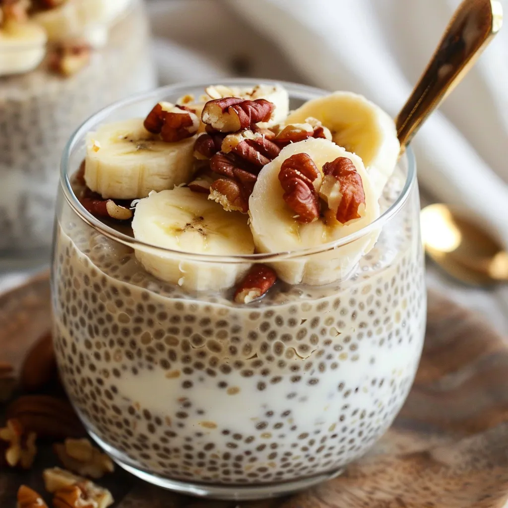 Chia-Pudding mit Banane