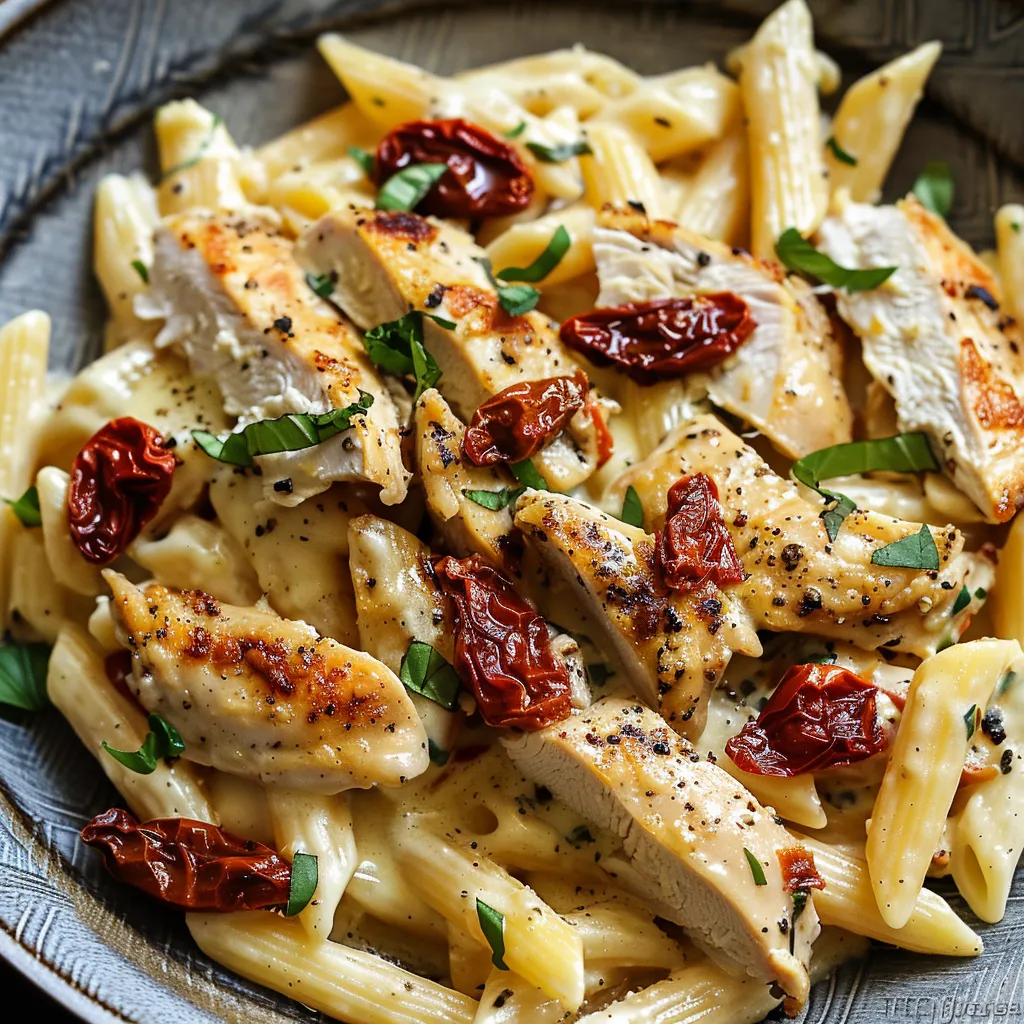 Cremige Hähnchen-Pasta - Unwiderstehliches Rezept