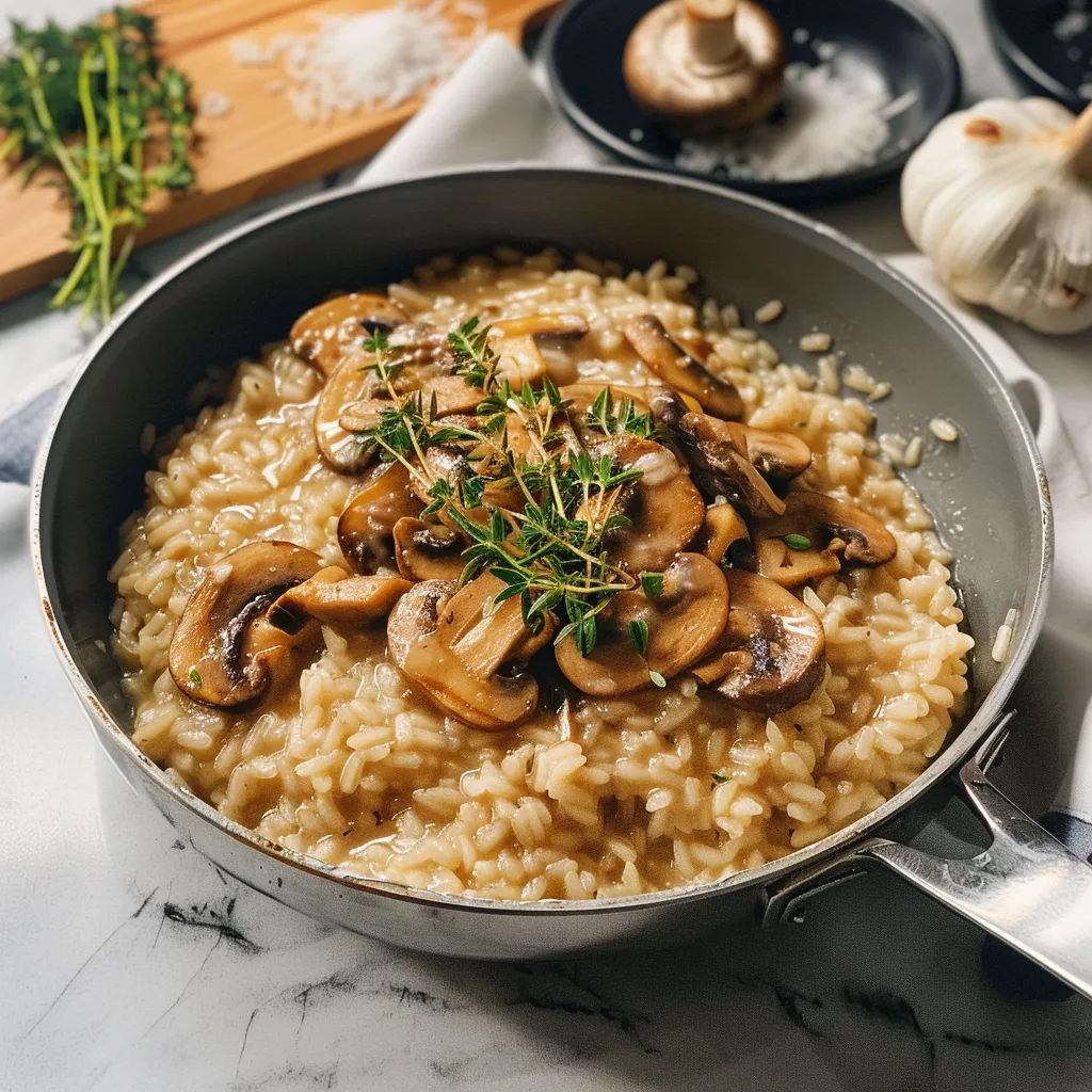 Rezept für Pilzrisotto