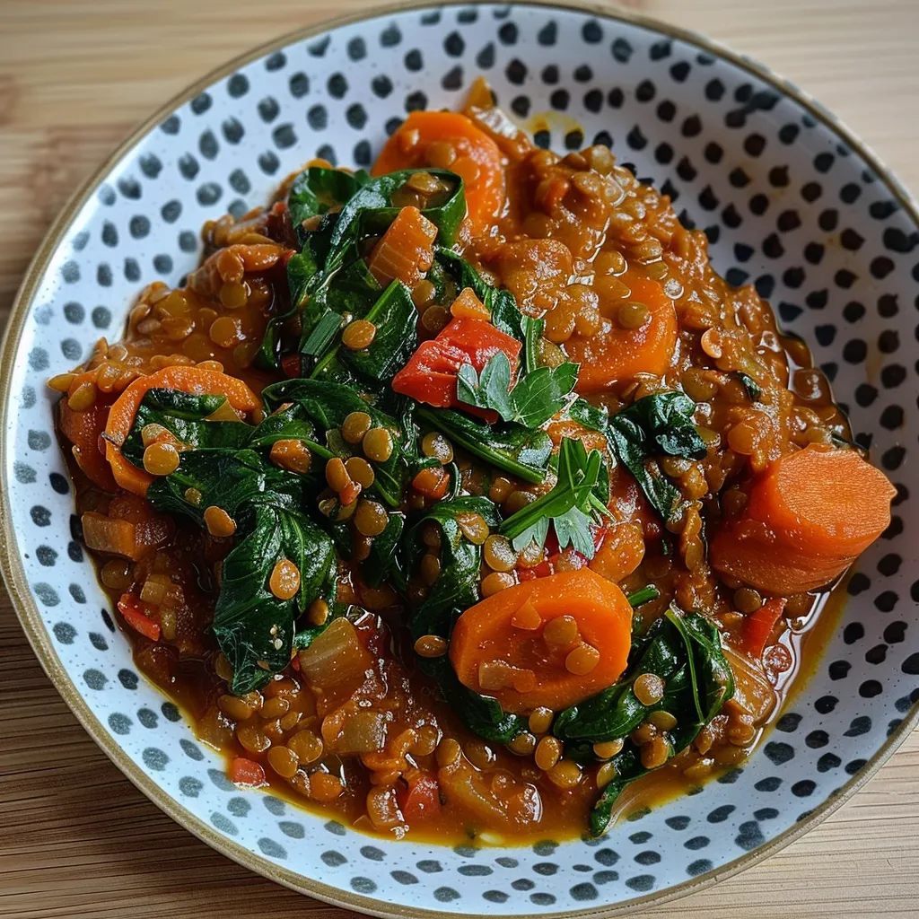 Linsen-Karotten-Eintopf - Herzhaftes vegetarisches Rezept