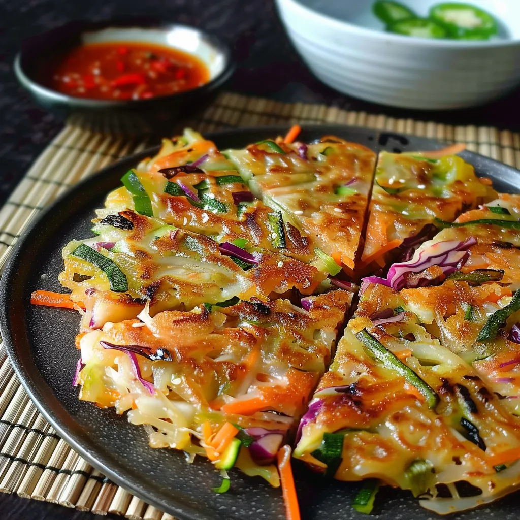 Bunte Gemüsepfannkuchen | Yachaejeon