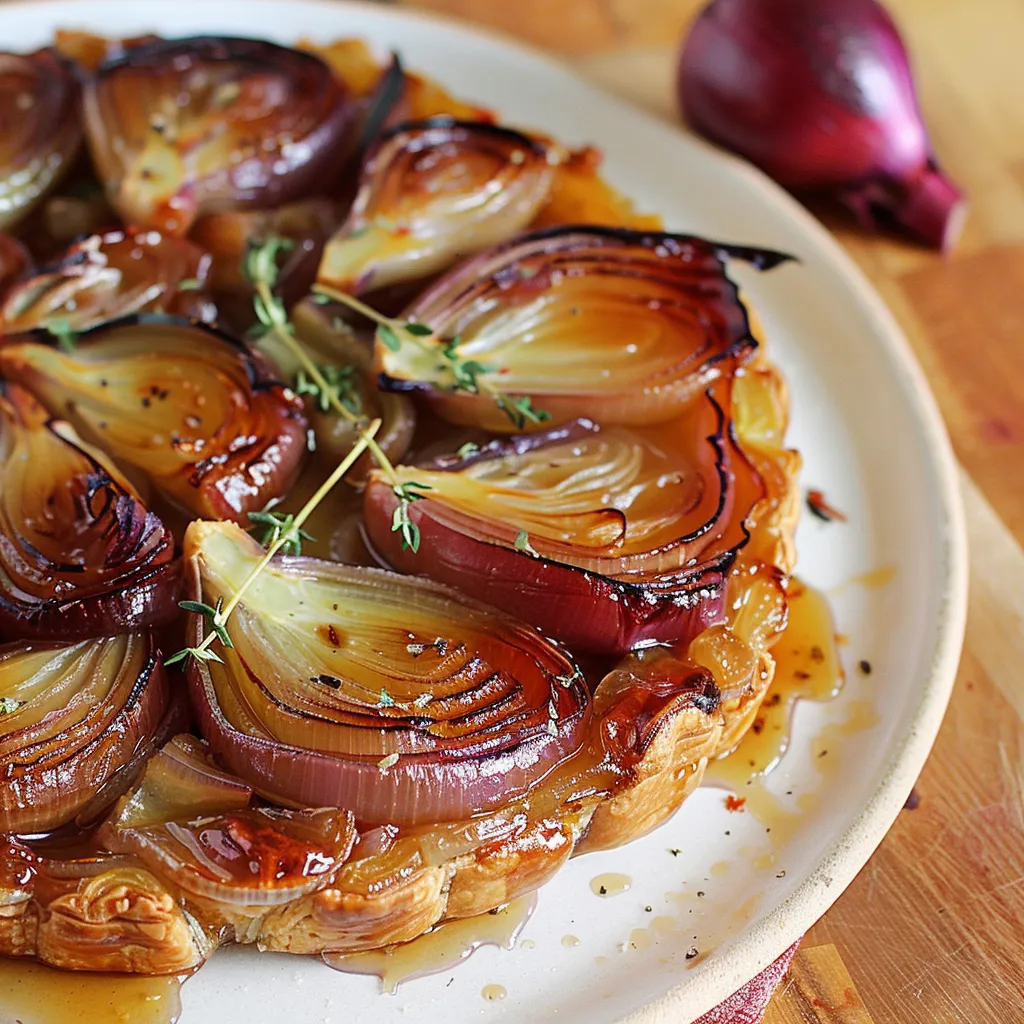 Rote Zwiebel- und Fenchel-Tarte