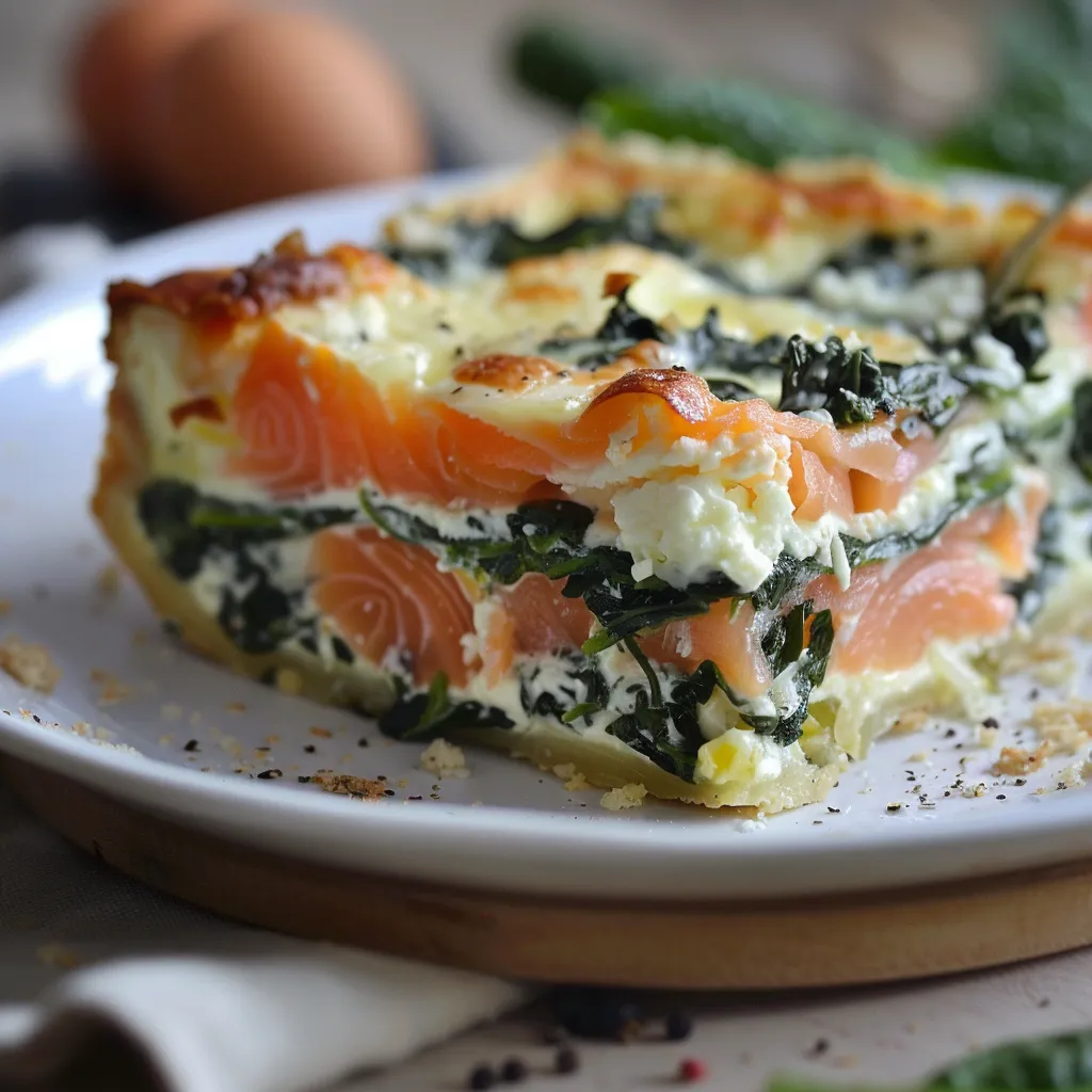 Herzhafter Spinat-Lachs-Auflauf