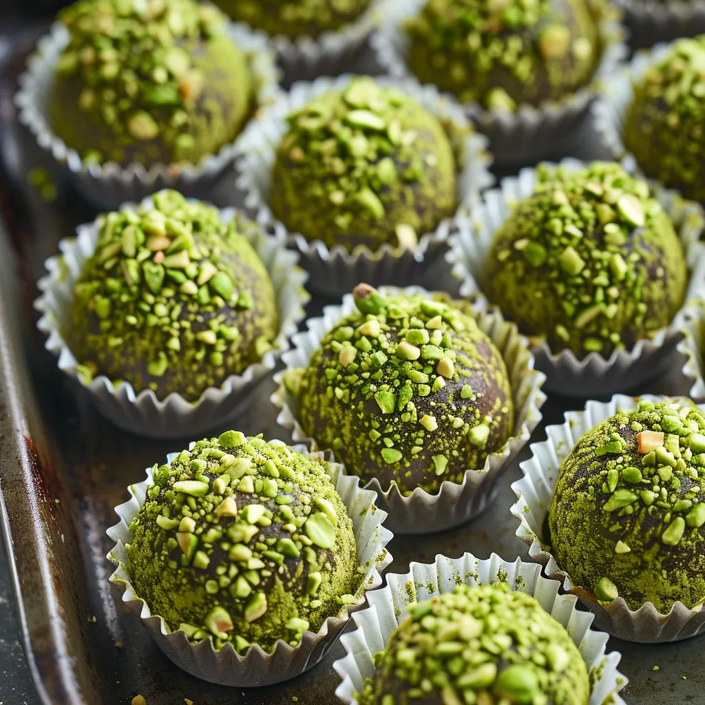 Pistazien-Brigadeiros: Traditionelle brasilianische Süßigkeit