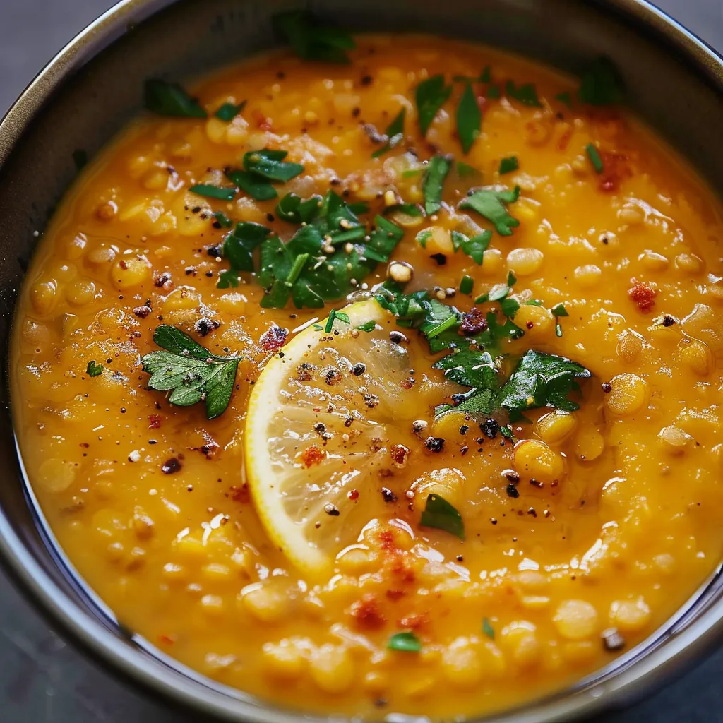 Einfach und lecker: Zitronen-Linsensuppe