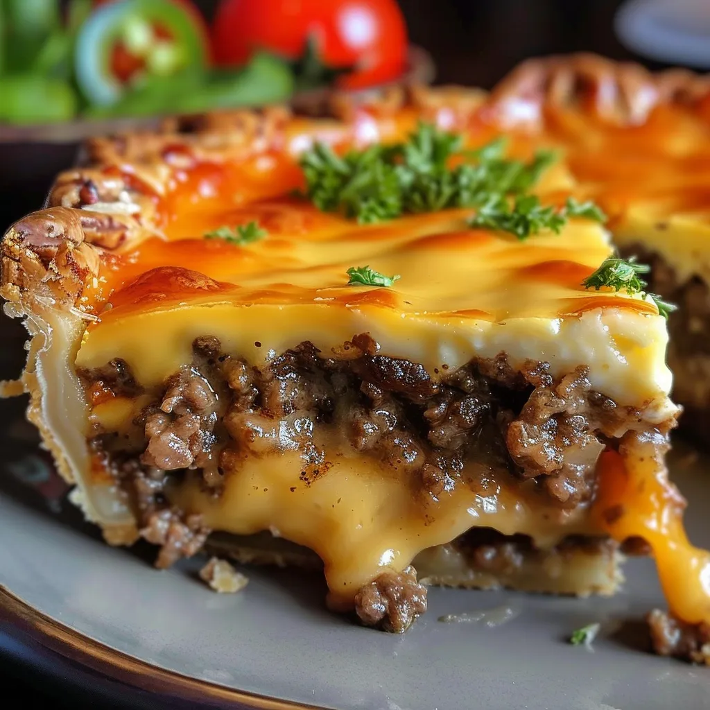 Cheeseburger-Tarte nach Pioneer Woman