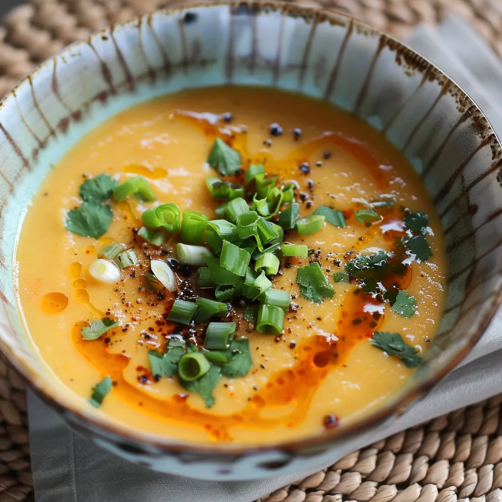 Einfache Karotten-Miso-Suppe
