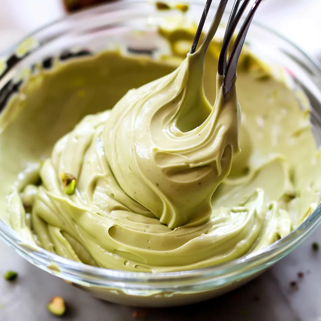 Lockere Schoko-Pistazien Creme