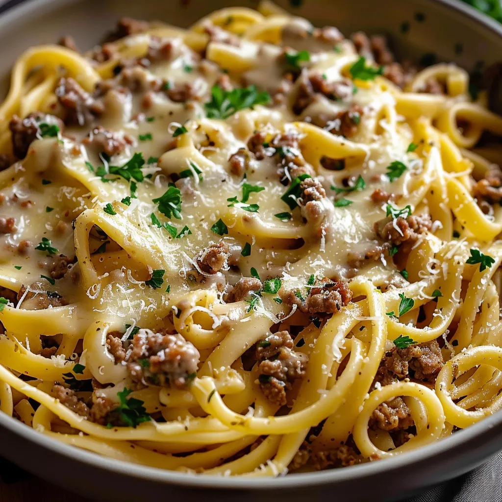 Linguine mit Rindfleisch: Ein herzhaftes und köstliches Gericht