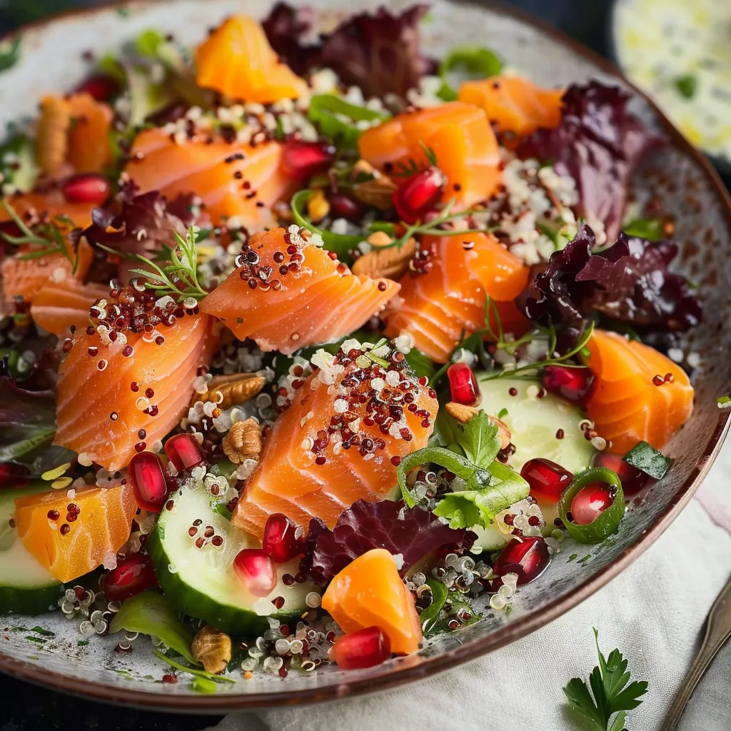 Quinoa-Lachs-Salat - Gesund und Lecker