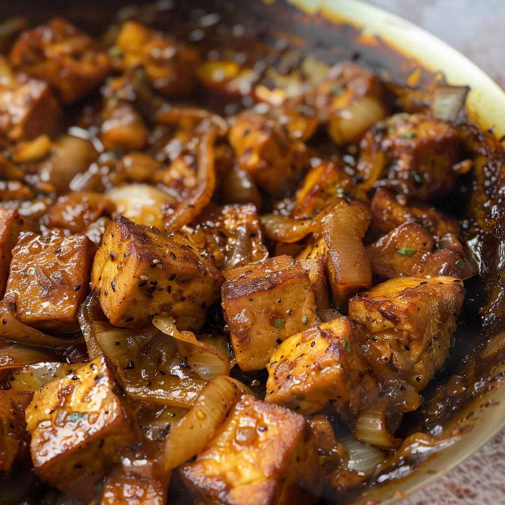 Episches Tofu-Adobo - Einfaches und leckeres veganes Gericht