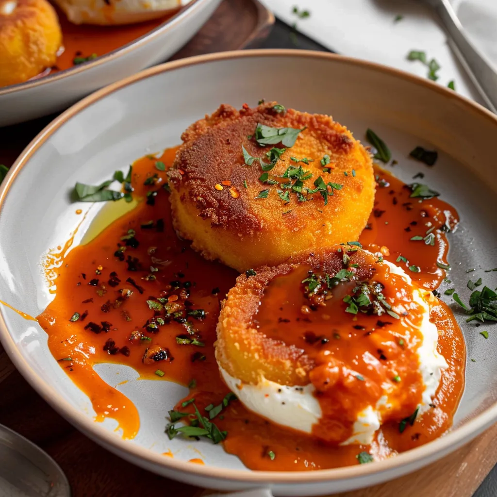Frittierte Burrata mit Vodka-Soße - Überraschende Italienische Köstlichkeit