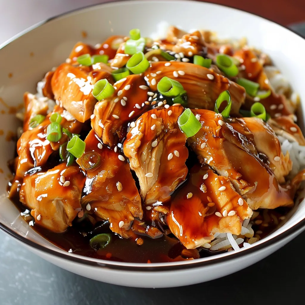 Teriyaki-Huhn im Slowcooker