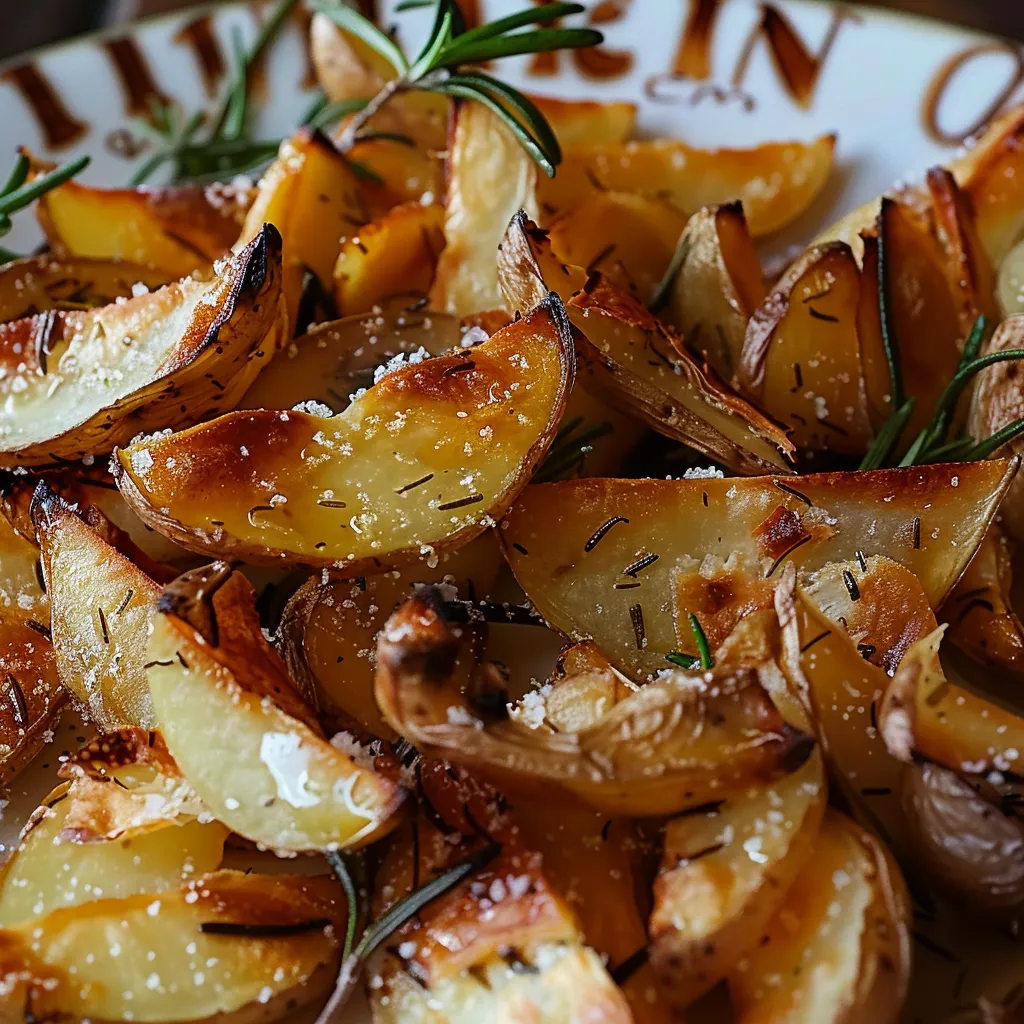 Knusprige Kartoffelschalen mit Rosmarin