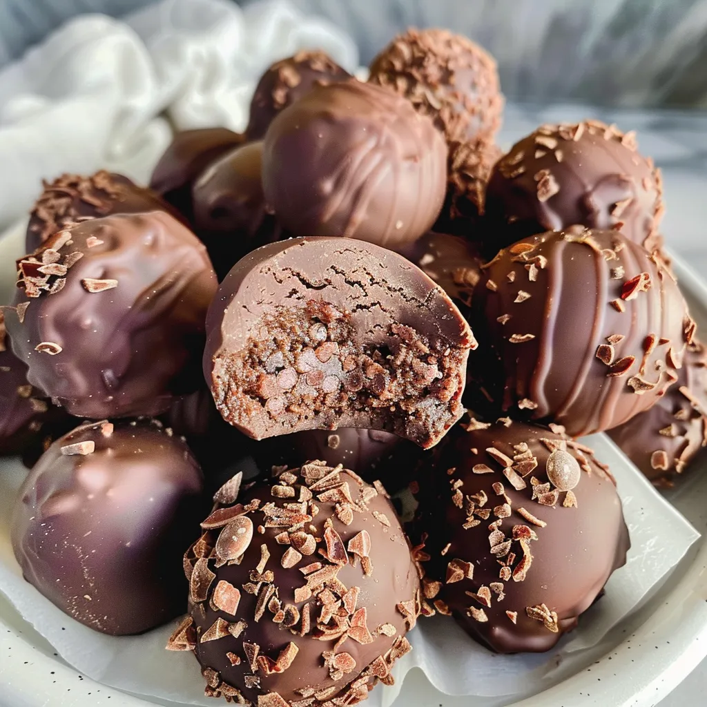 Trüffel mit Kichererbsen