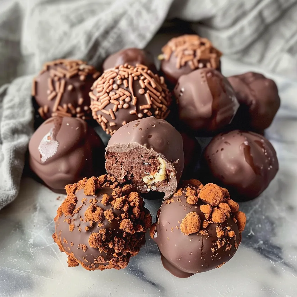 Kichererbsen-Trüffel - Vegane Nascherei