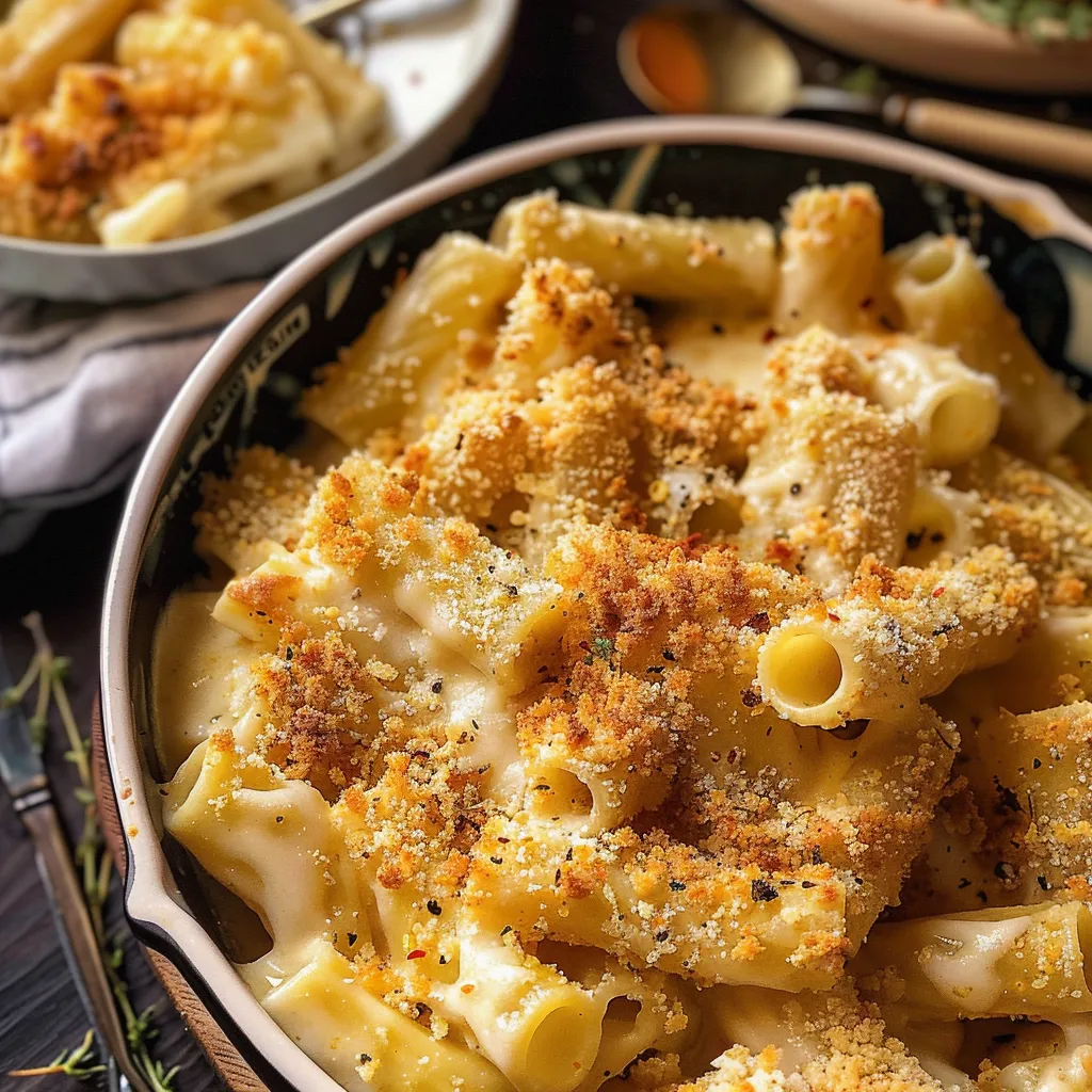 Ofenfrischer Rigatoni mit Käsekruste