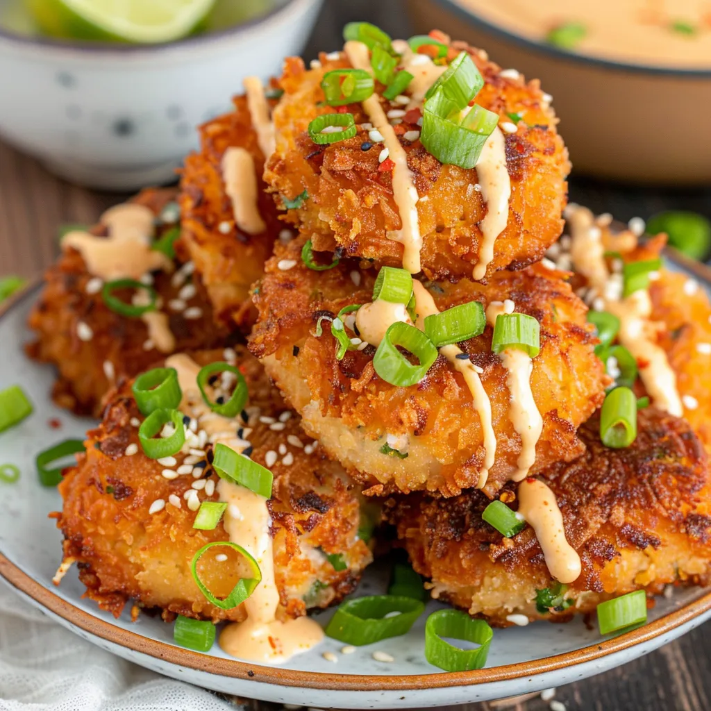 Asiatische Thon-Kroketten mit würziger Mayonnaise