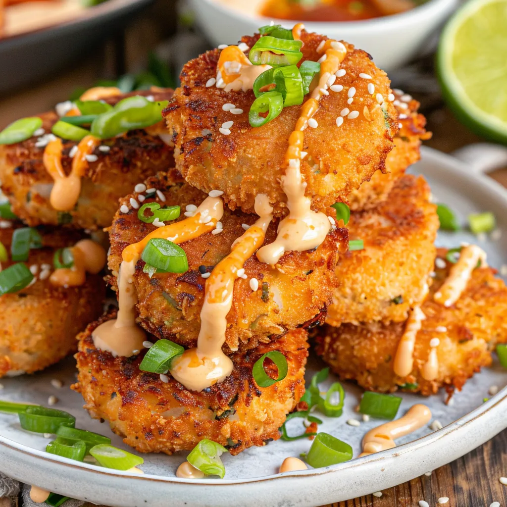 Asiatische Thunfischbällchen - Einfaches Gericht