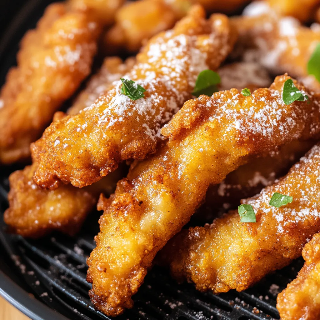 Knusprige Bugnes aus der Luftfritteuse