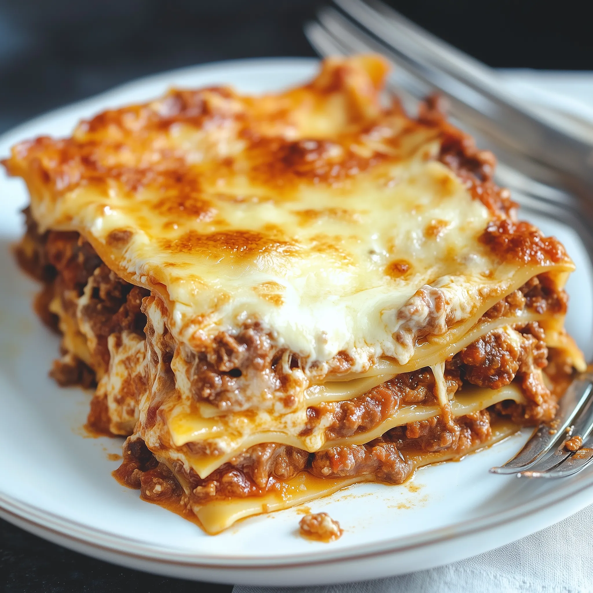 Toskanische Lasagne mit Ragout - Authentisches Gericht