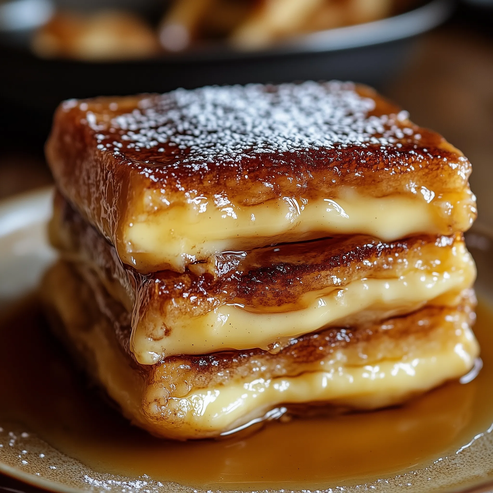 Armer Ritter im Crème-Brûlée-Stil - Köstliches Dessert
