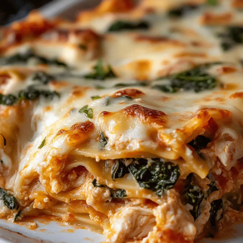 Hähnchen-Spinat-Lasagne - Familienrezept