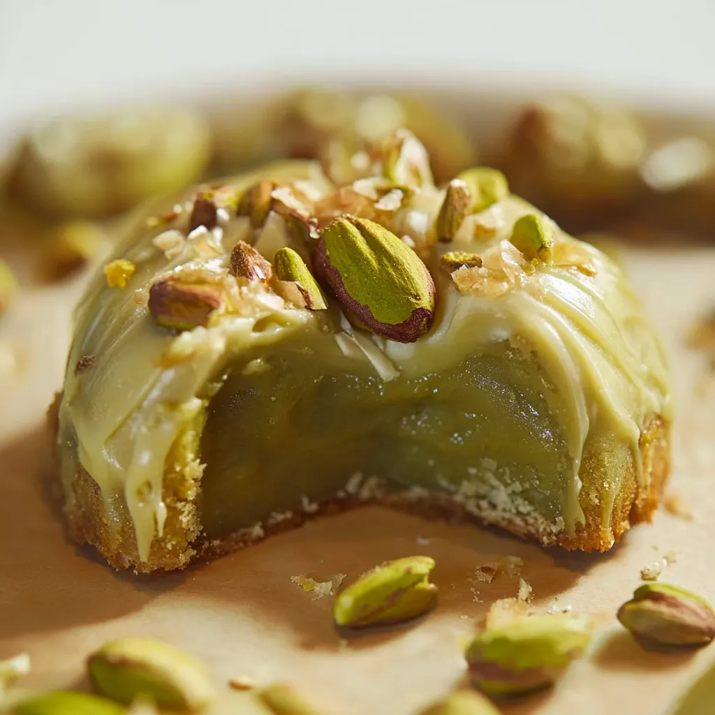 Fließende Pistazienkuchen - Feines Dessert