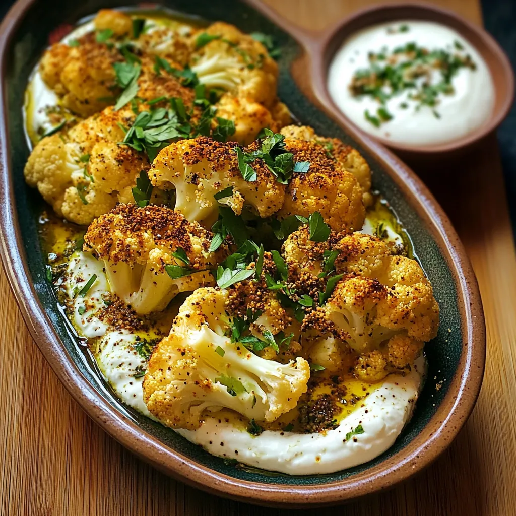 Gerösteter Blumenkohl mit Za'atar - Köstliches Gericht
