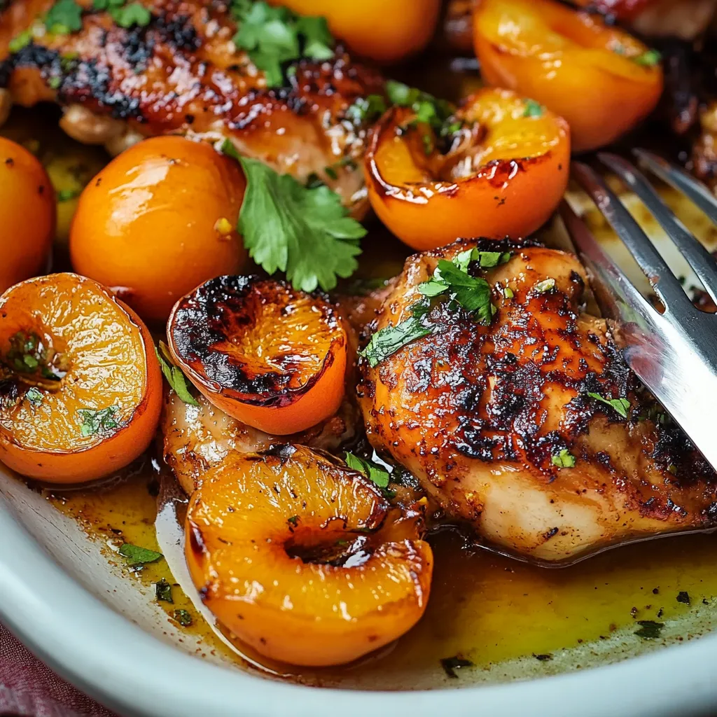 Marokkanisches Huhn mit Aprikosen