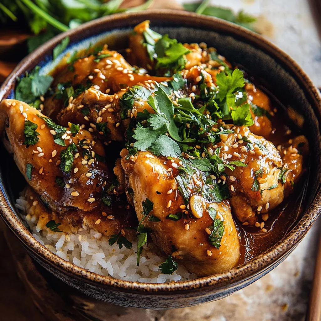 Huhn Geschmort mit Honig und Knoblauch – Süß-würzige Köstlichkeit aus dem Crockpot