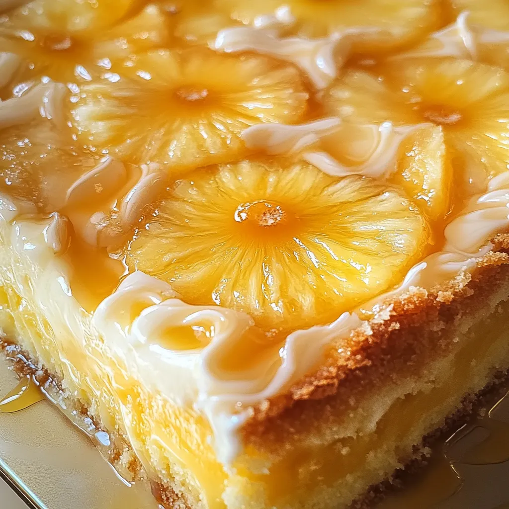 Lockerer Ananas Kuchen