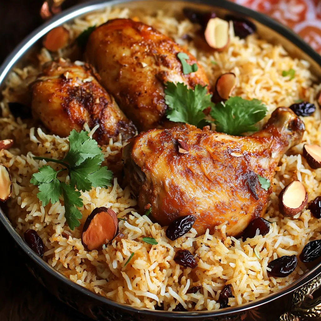 Würzige Kabsa mit Huhn