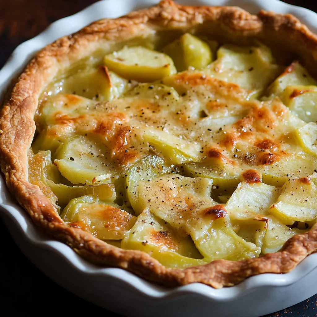 Tarte mit Lauch und Kartoffeln