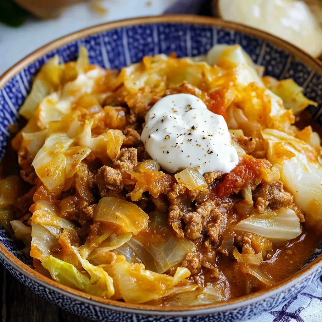 Gebratener Kohl mit Hackfleisch - Ein Klassiker