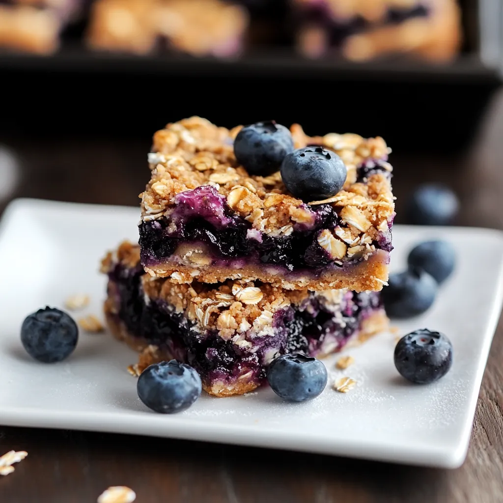 Blaubeer-Frühstücksschnitten – Gesund & Lecker