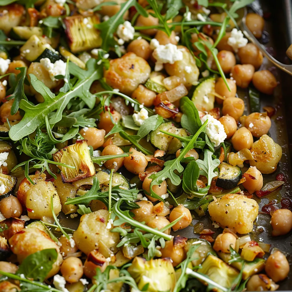 Mediterrane gesunde Ofen-Gnocchi – vegetarisch