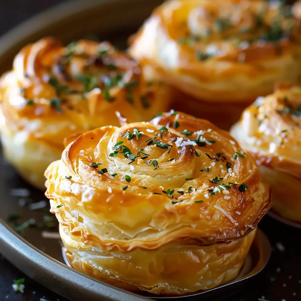 Käse-Cruffins mit Knoblauch